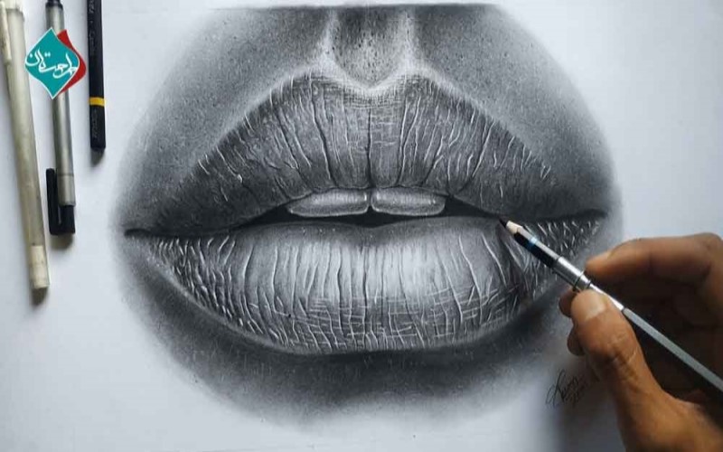 آموزش طراحی چهره(سیاه قلم) در مراغه